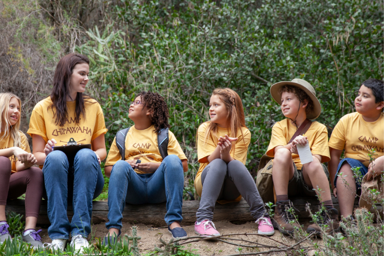 Kids at a summer camp